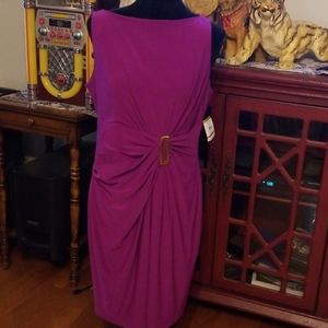 Anne Klein Gathered Front Dress